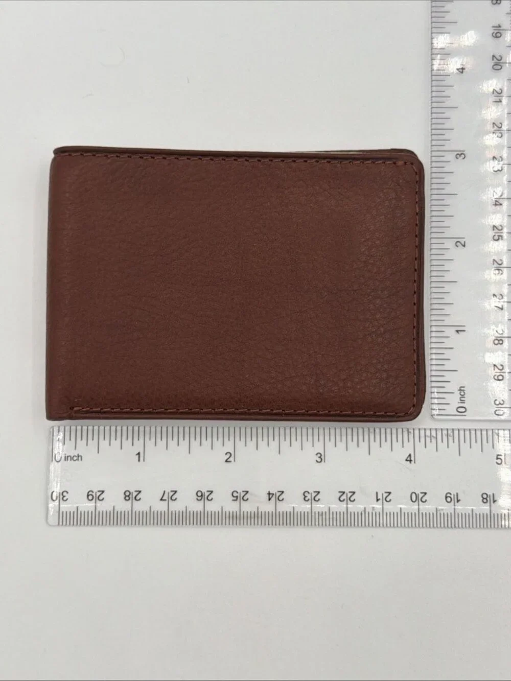 Osgoode Marley Ultra Mini Thinfold Leather Wallet - Brandy